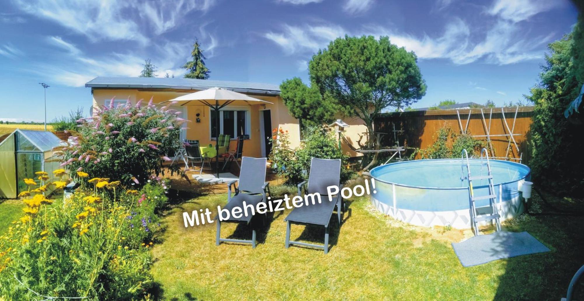 "Elbparadies" Ferienhaus Am Niegripper See Mit Pool Бург Экстерьер фото